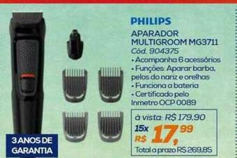 Lojas Colombo Philips Aparador Multigroom oferta