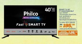 Lojas Colombo Smart Tv 40 oferta