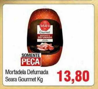 Spani Atacadista Mortadela Defumada Seara Gourmet Kg oferta