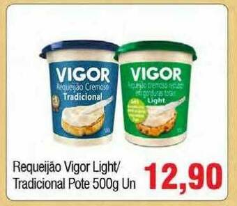 Spani Atacadista Requeijão Vigor Light Tradicional oferta