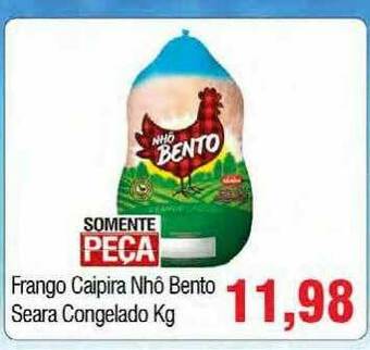 Frango Caipira Nhô Bento Seara Congelado Kg