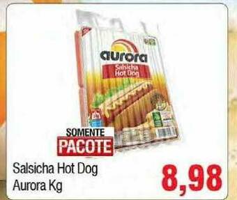 Spani Atacadista Salsicha Hot Dog Aurora Kg oferta