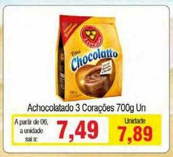 Spani Atacadista Achocolatado 3 Corações oferta