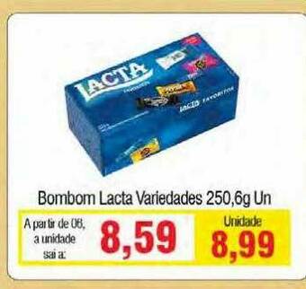 Spani Atacadista Bombom Lacta Variedades oferta