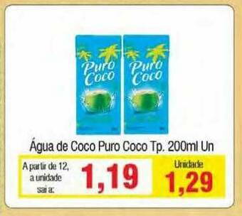 Spani Atacadista água De Coco Puro Coco oferta