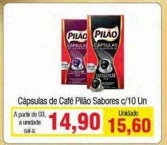 Cápsulas De Café Pilão Sabores