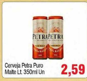 Spani Atacadista Cerveja Petra Puro Malte oferta