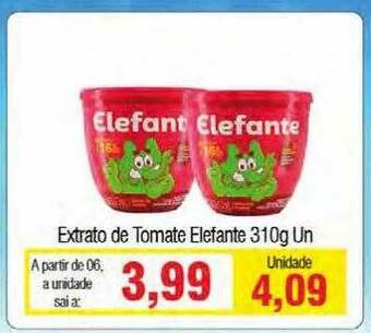 Spani Atacadista Extrato De Tomate Elefante oferta
