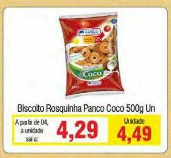 Spani Atacadista Biscoito Rosquinha Panco Coco oferta
