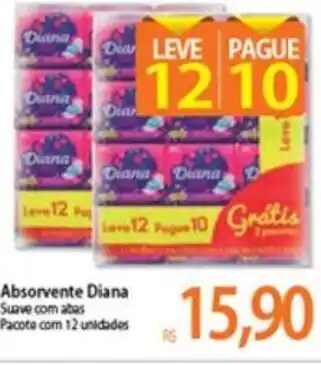 Atacadão Absorvente Diana oferta