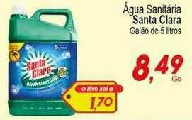 Villefort Atacadista Agua Sanitaria Santa Clara oferta