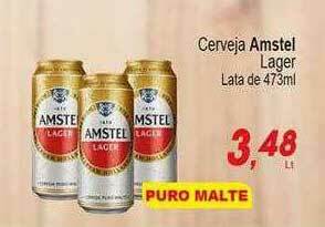 Villefort Atacadista Cerveja Amstel Lager oferta