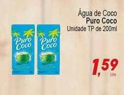 Villefort Atacadista Agua De Coco Puro Coco oferta