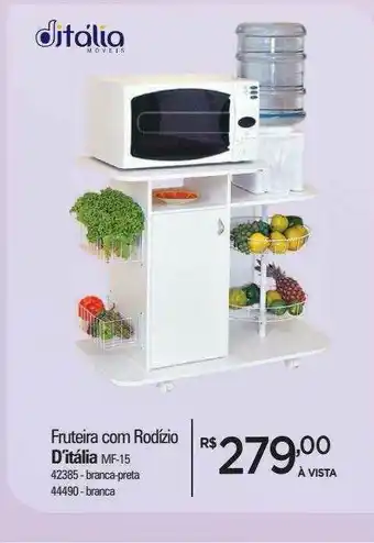 Fruteira Com Rodizio D'itália