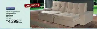 Sofá De 2 Lugares Ferrari Retrátil Reclinável Bom Pastor