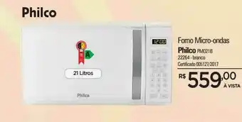 Zenir Forno Micro-ondas Philco Pm021b oferta