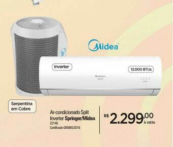 Zenir Ar-condicionado Split Inverter Springer Midea oferta