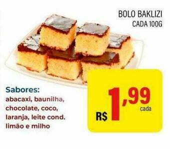 Supermercados Baklizi Bolo Baklizi oferta