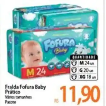 Atacadão Fralda Fofura Baby Pratico oferta