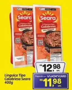 Fort Atacadista Linguiça Tipo Calabresa Seara oferta