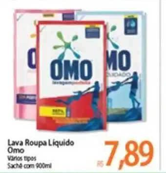 Atacadão lava roupa Liquido Omo 900m oferta