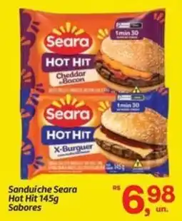 Fort Atacadista Sanduíche Seara Hot Hit Sabores oferta