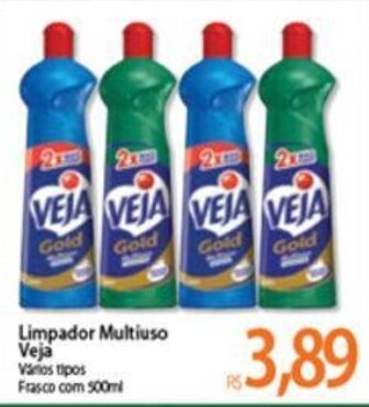 Atacadão Limpador Multiuso Veja 500ml oferta