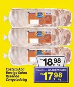 Fort Atacadista Costela Aba Barriga Suína Rezende Congelada oferta