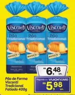 Fort Atacadista Pão de Forma Visconti Tradicional Fatiado oferta