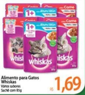 Alimento para gatos Whiskas 85g