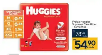 Coop Fralda Huggies Supreme Care Hiper oferta