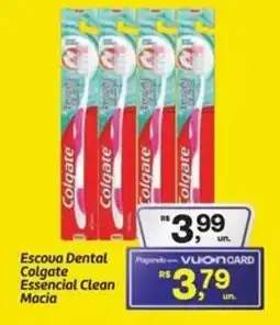 Fort Atacadista Escova Dental Colgate Essencial Clean Macia oferta
