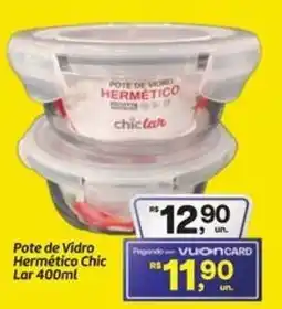 Fort Atacadista Pote de Vidro Hermético Chic Lar oferta