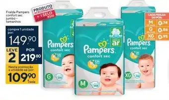 Coop Fralda Pampers Comfort Sec oferta