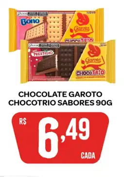 Atacadão Dia a Dia Chocolate garoto chocotrio sabores oferta