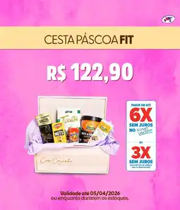 Supermercados Savegnago Cesta páscoa fit oferta