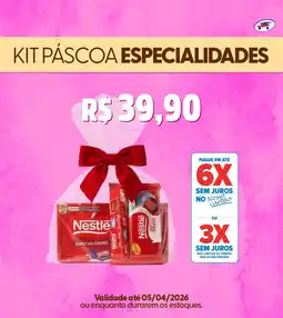 Supermercados Savegnago Kit páscoa especialidades oferta