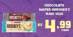 Bahamas Supermercados Chocolate wafer hershey's mais oferta
