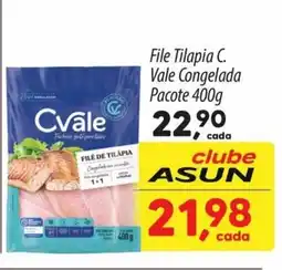 Asun File Tilapia C. Vale Congelada Pacote oferta