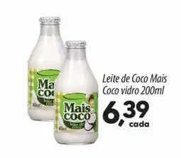 Asun Leite de Coco Mais Coco vidro oferta