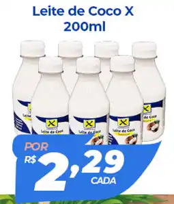 X Supermercados Leite de Coco X oferta