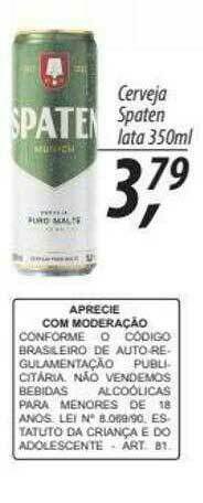 Asun Cerveja Spaten oferta