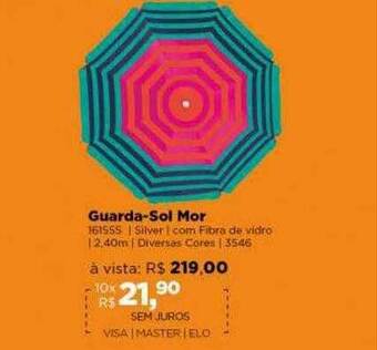 Lojas TaQi Guarda Sol Mor oferta