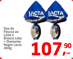 Tenda Atacado Ovo de Páscoa ao Leite e Branco Laka + Diamante Negro Lacta oferta