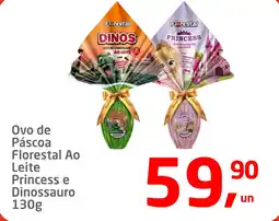 Tenda Atacado Ovo de Páscoa Florestal Ao Leite Princess e Dinossauro oferta