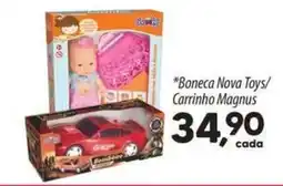 Asun Boneca Nova Toys/ Carrinho Magnus oferta