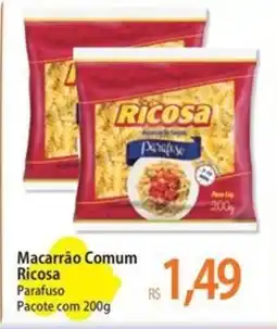 Atacadão Macarrão Comum Ricosa Parafuso Pacote oferta