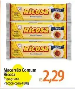 Atacadão Macarrão Comum Ricosa Espaguete Pacote oferta