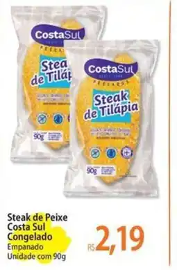 Atacadão Steak de Peixe Costa Sul Congelado Empanado Unidade oferta