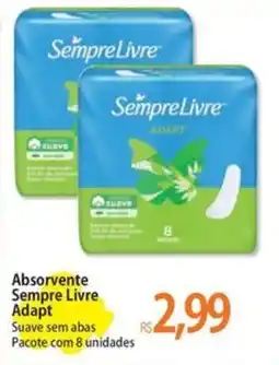 Atacadão Absorvente Sempre Livre Adapt oferta